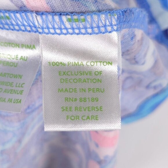 Lilly Pulitzer Women’s Party Wave Margot Swing Mini Dress Pima Cotton Tassels XS - Picture 11 of 12